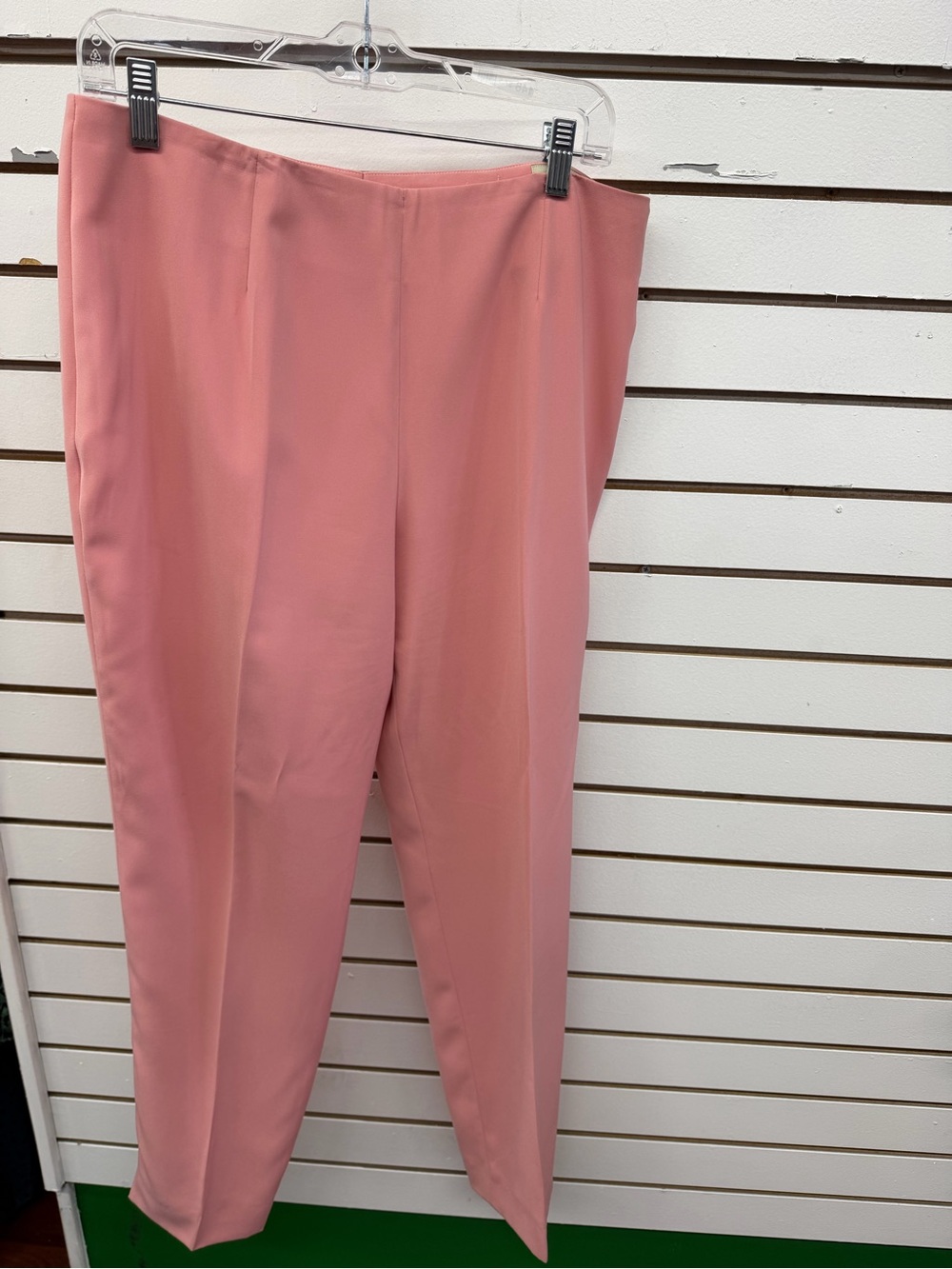 Bernard Zins Paris Pink Dress Pants Made in France Size 12 High Waist